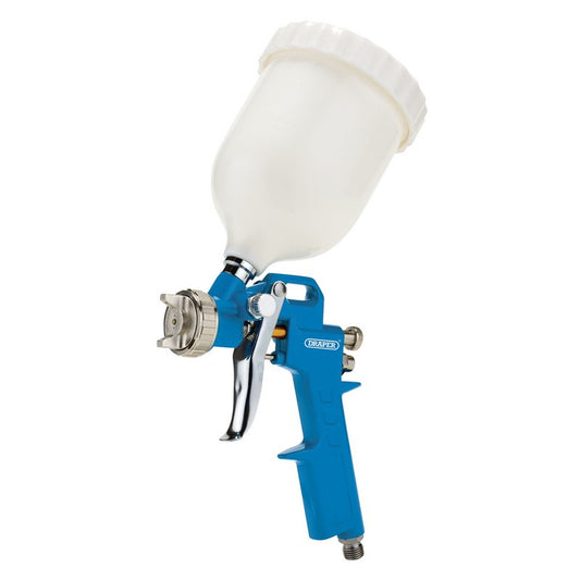 Draper Gravity Air Paint Spray Gun 500ml 1.4/1.8mm Includes Cleaning Brush 28358