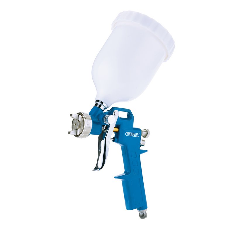 Draper Gravity Air Paint Spray Gun 500ml Nozzle 1.5/2.2mm 28360