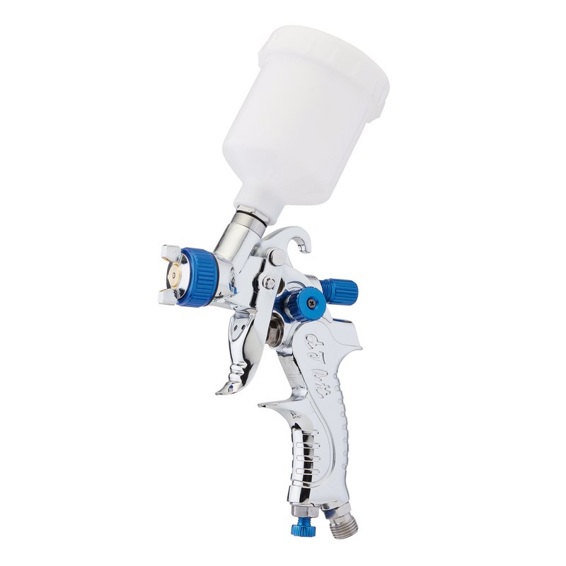 Draper HVLP Air Paint Spray Gun 100ml Nozzle 0.8 and 1mm 28366
