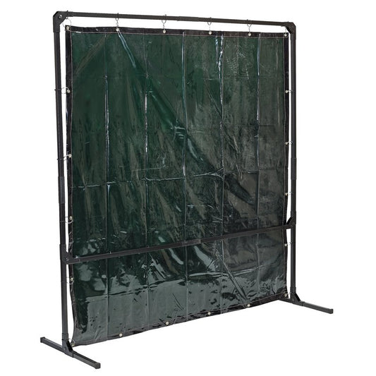 Draper Welding Curtain with Metal Frame 6' x 6' 1828 x 1828mm 28406