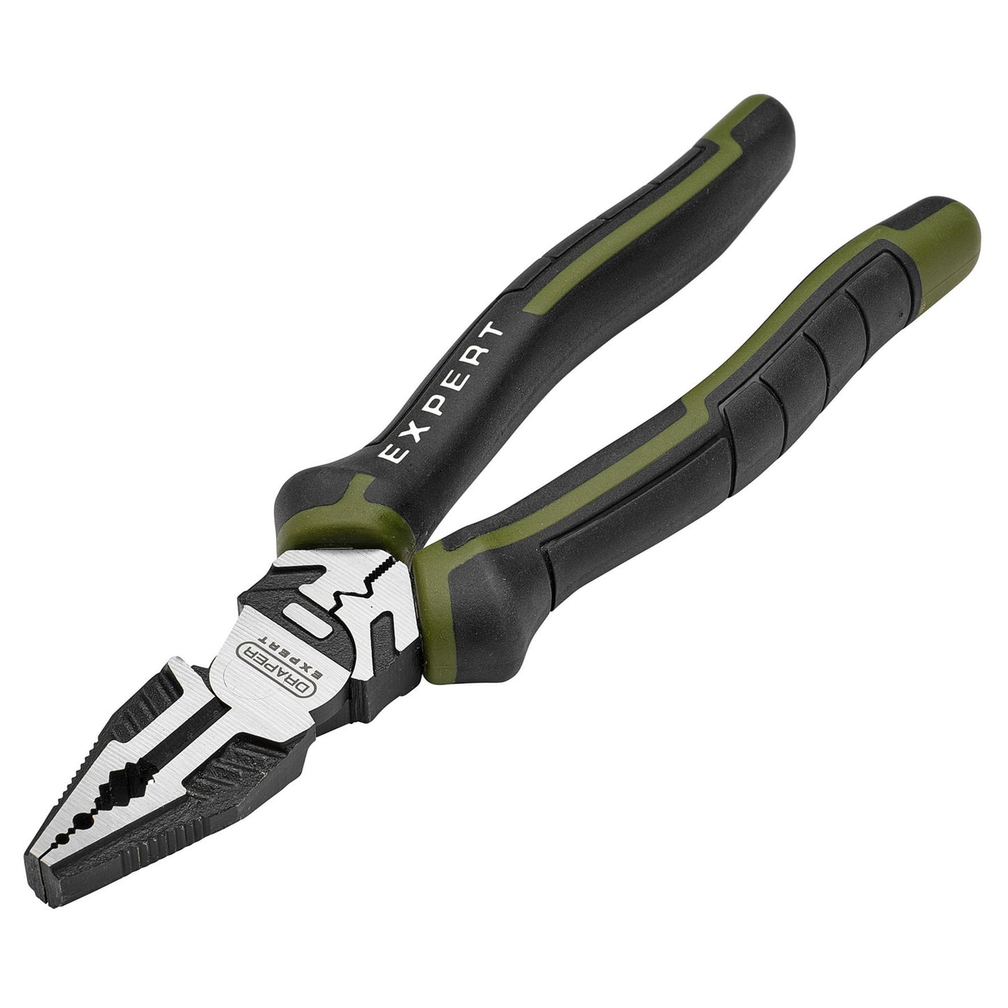 Draper Expert High Leverage Combination Pliers 200mm Soft Grip Handles 28519