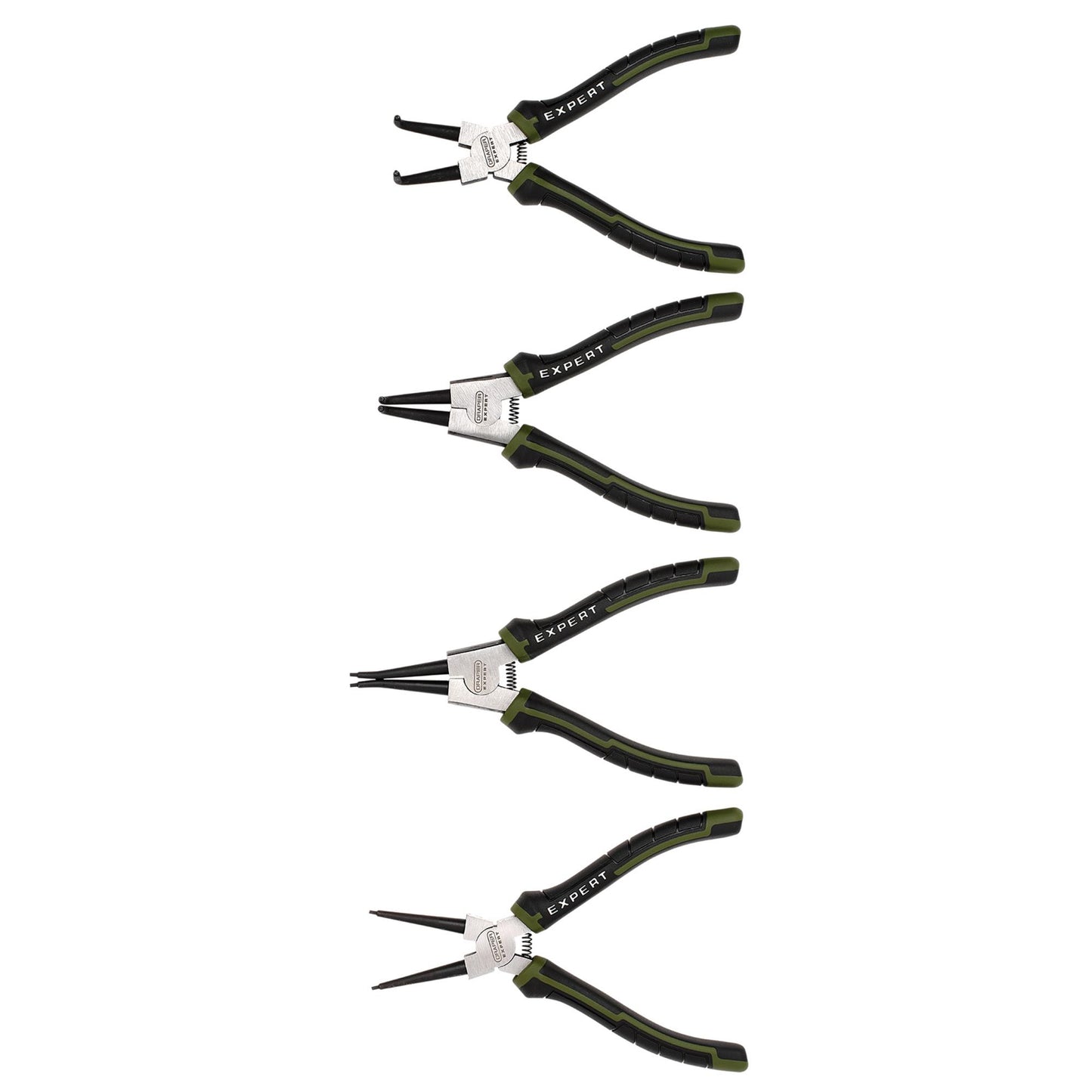 Draper Expert Circlip Plier Set 180mm 4 Piece Internal & External Clips 28617