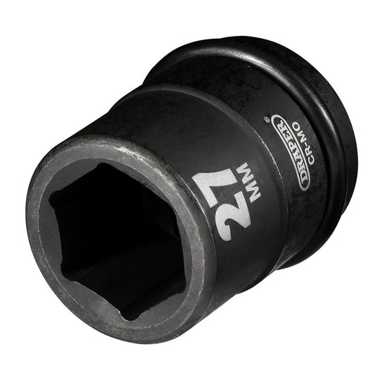 Draper 27mm Impact Socket 3/4"D 6 Point Hexagon Standard Length Hi-TORQ 28719