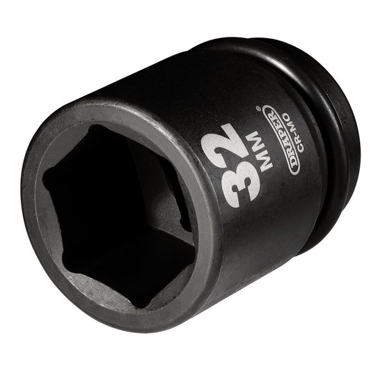 Draper 32mm Impact Socket 3/4"D 6 Point Hexagon Standard Length Hi-TORQ 28743