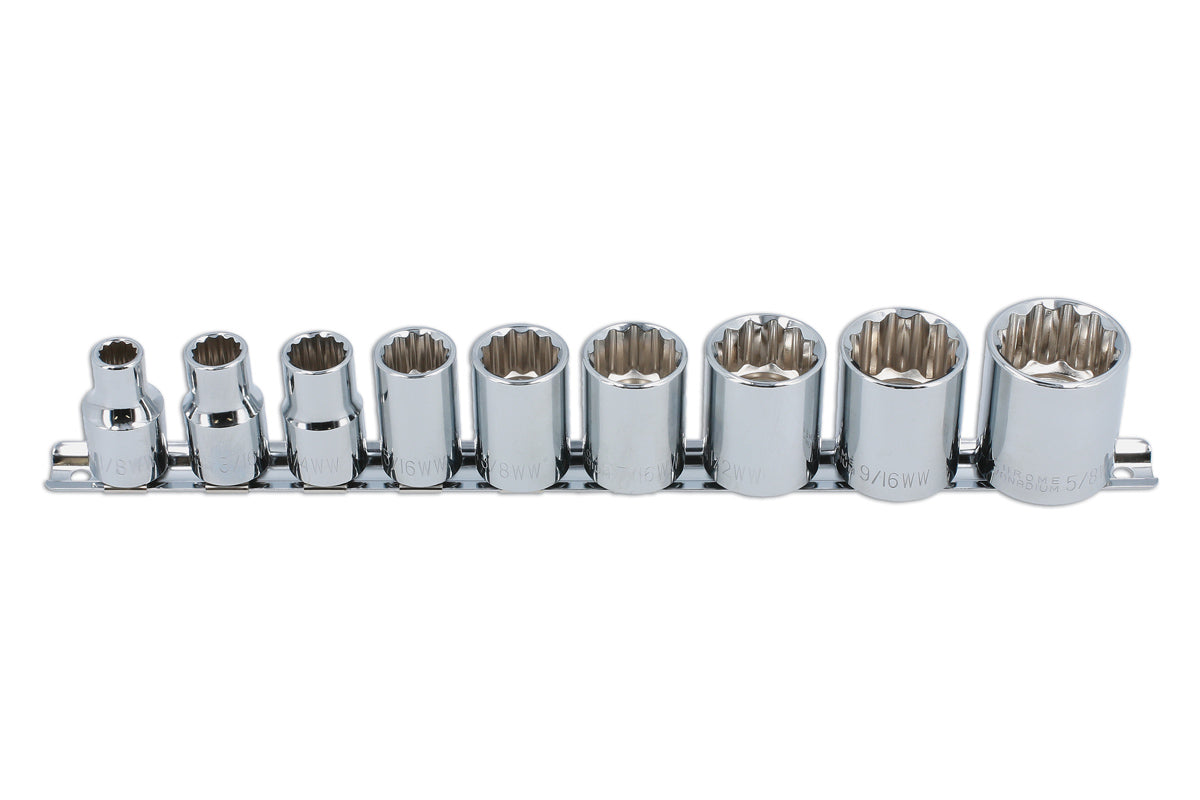 Laser Tools Whitworth Socket Set 1/2"D 9pc 2919