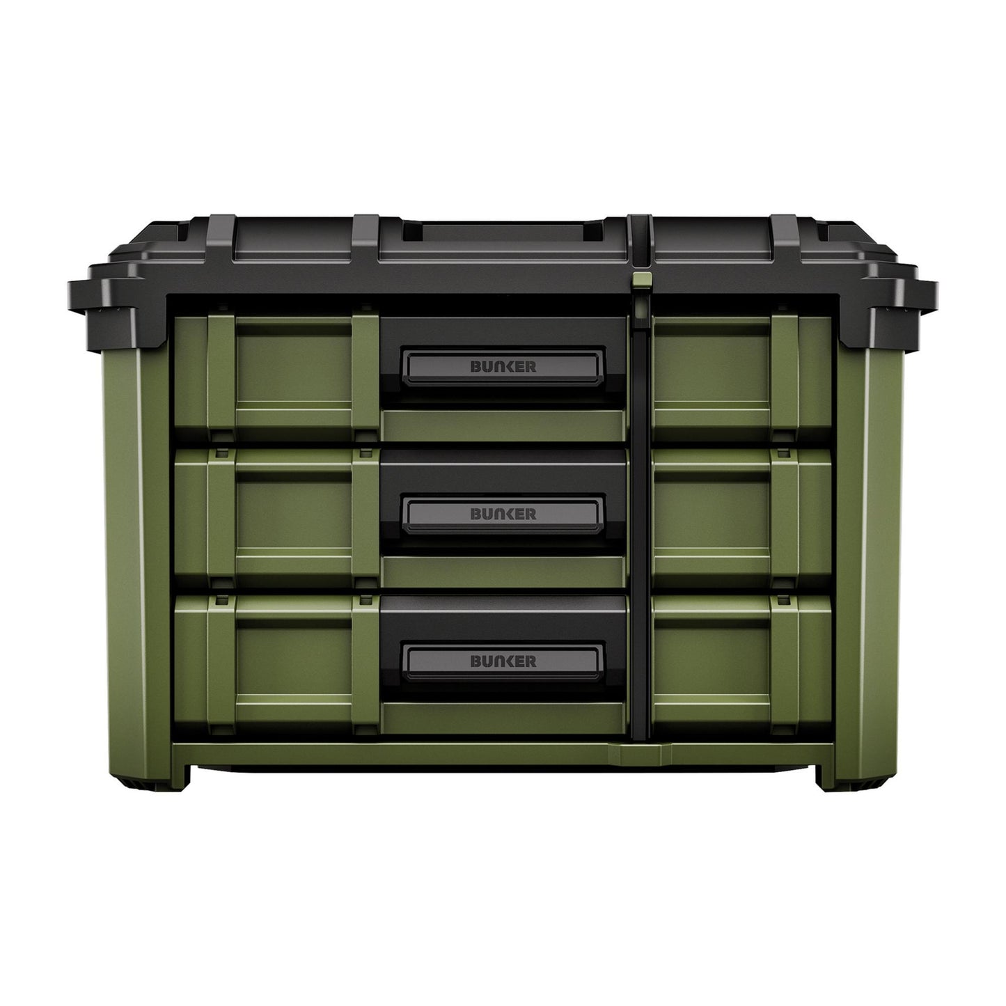 BUNKER® Load-Up Stacking 3 Drawer Tool Box, 570mm