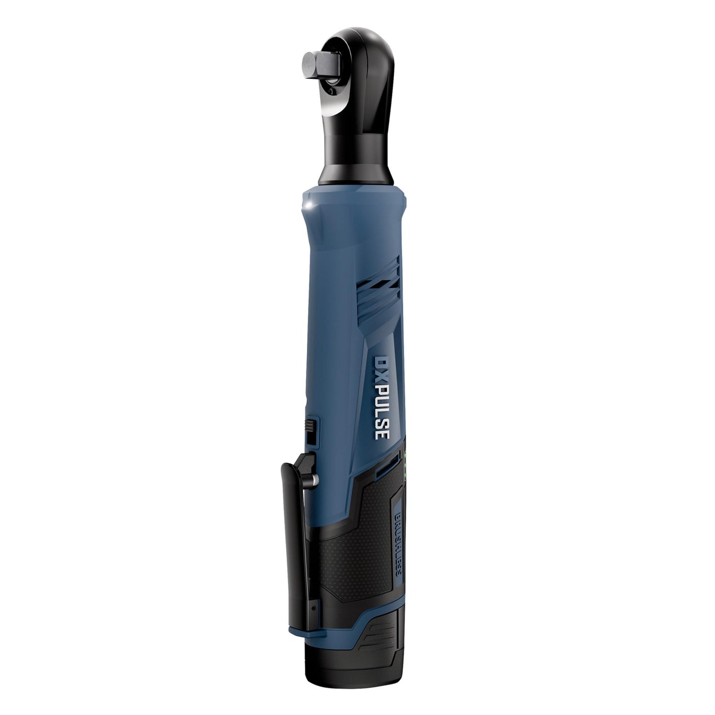 DXPULSE 12V Brushless Ratchet Wrench Kit, 1/2" Sq. Dr., 2 x 2.0Ah Batteries, 1 x Charger