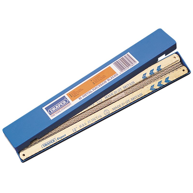 Draper Bi-Metal Hacksaw Blades 300mm 32tpi Box of 50  Saw Edge HSS 29807
