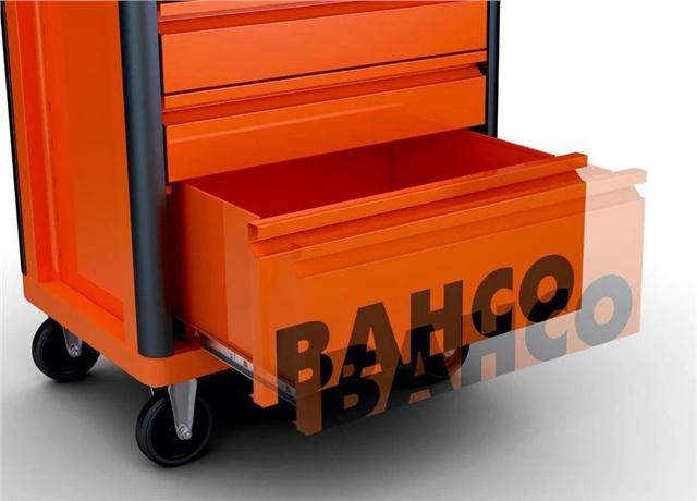 Bahco 5 Drawer Tool Trolley Orange E72 Workshop Cabinet Storage HUB 26in 1472K5