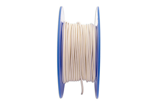 Connect White Single Core Auto Cable 28/0.30 50m 30016