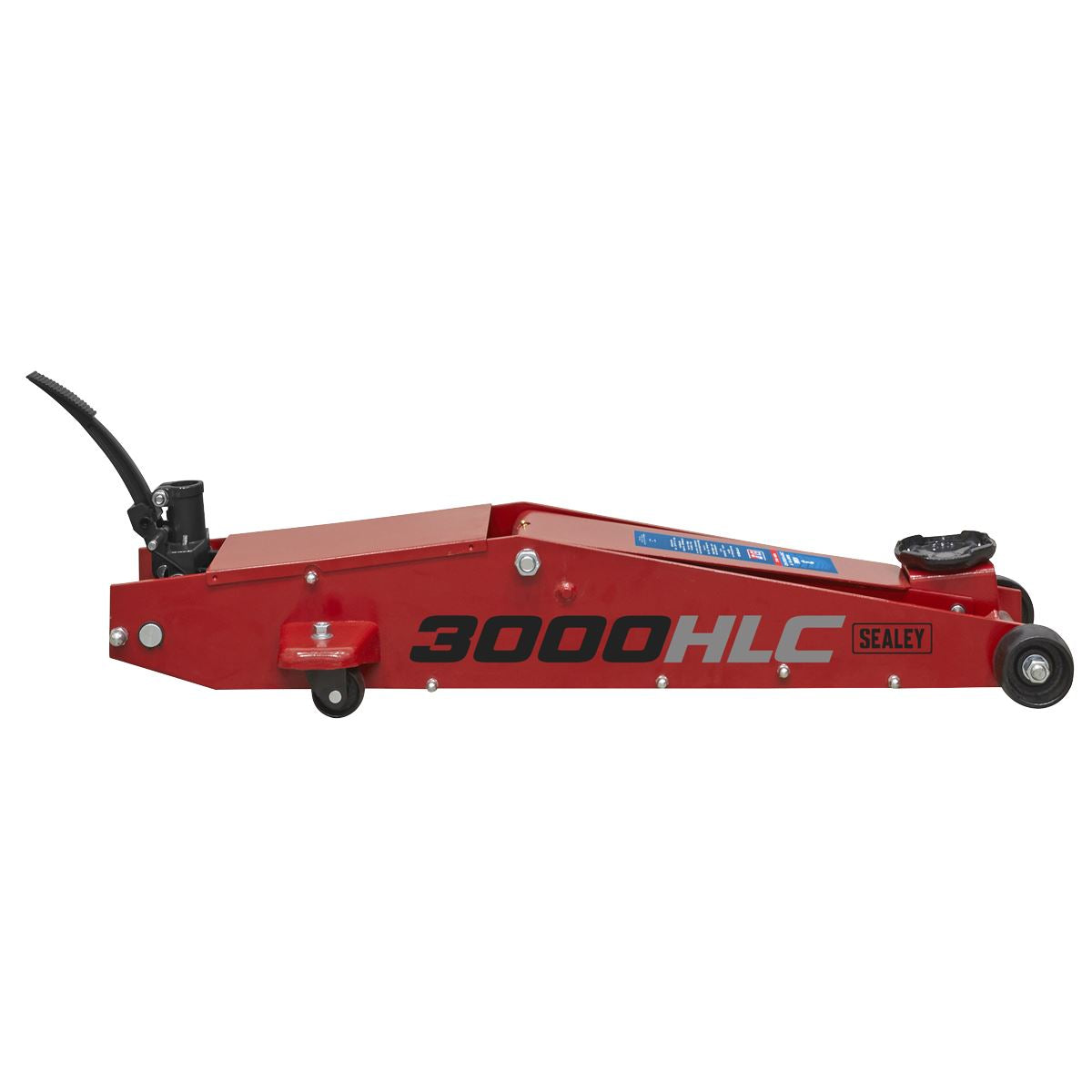 Sealey Trolley Jack 3 Tonne Long Reach High Lift 3000HLC