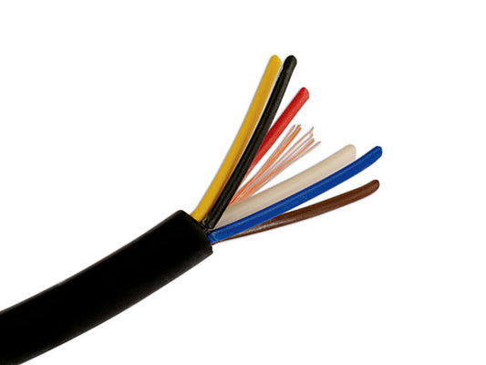 Connect Black 6 & 1 Trailer Cable 8.75A & 17.5mm 30m 30093
