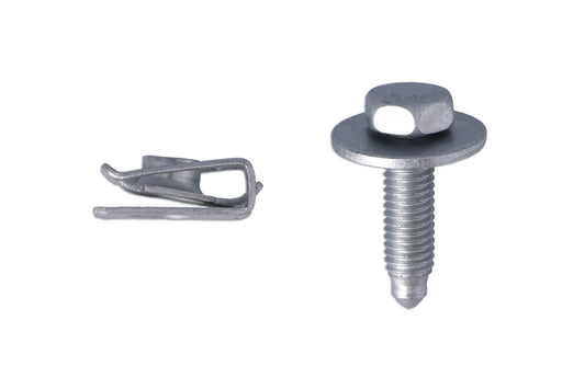 Connect Body Screw with Washer & U-Nut for Mercedes-Benz 5pc 30108