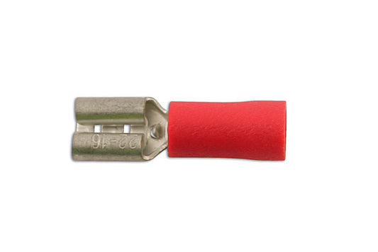 Connect Red Female Push-On 2.8mm 100pc 30130
