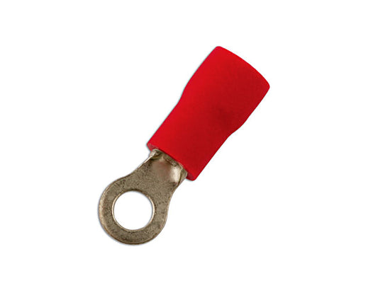 Connect Red Ring Terminal 3.2mm 100pc 30142