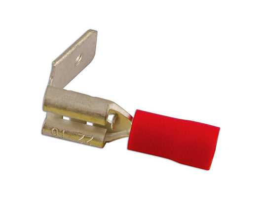 Connect Red Piggyback Terminal 6.3mm 100pc 30149