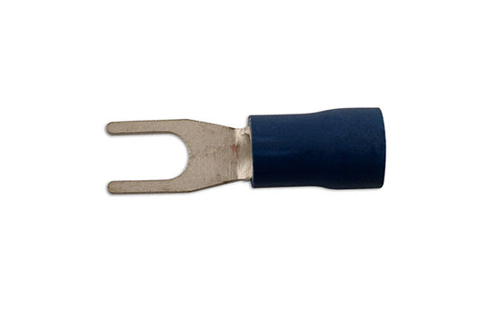 Connect Blue Fork Terminal 6.4mm 100pc 30192