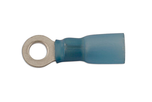Connect Blue Heat Shrink Ring Terminal 6.0mm 25pc 30202