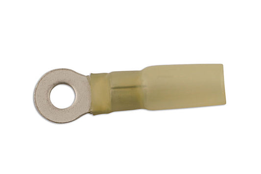 Connect Yellow Heat Shrink Ring Terminal 8.0mm 25pc 30233