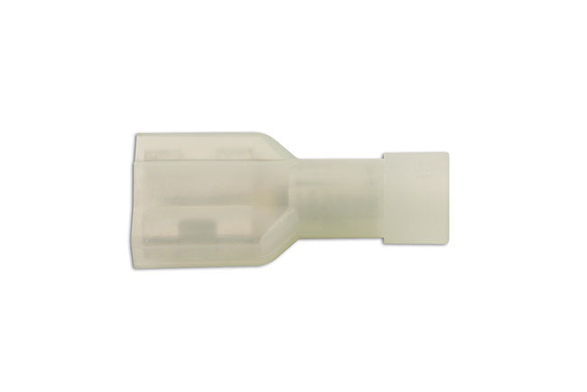 Connect 30240 Lucar Female Push-On Terminal 6.3mm Pk 100
