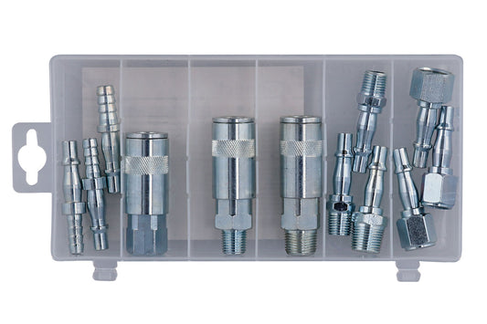 Connect Airline Adaptor Kit 12pc General Purpose Fastflow 1/4" & 3/8" 30279