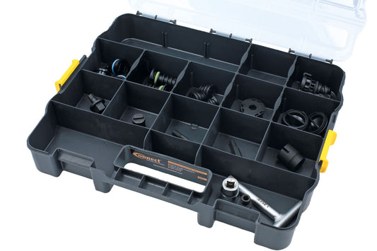 Connect Assorted Plastic Sump Plug Kit with Tools 21pc European Vehicles 30294