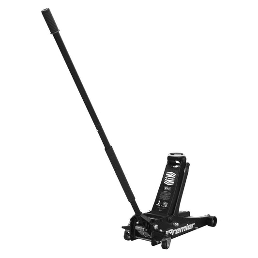Sealey Trolley Jack 3 Tonne Low Profile Rocket Lift Black 3040AB