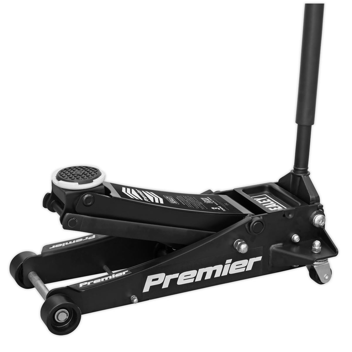 Sealey Trolley Jack 3 Tonne Low Profile Rocket Lift Black 3040AB