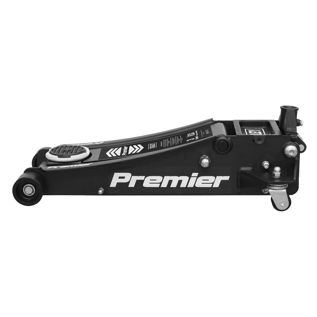 Sealey Trolley Jack 3 Tonne Low Profile Rocket Lift Black 3040AB