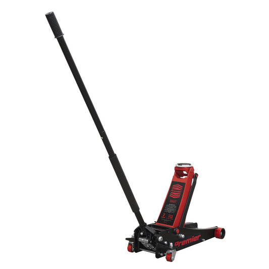 Sealey Trolley Jack 3 Tonne Low Profile Rocket Lift Red 3040AR