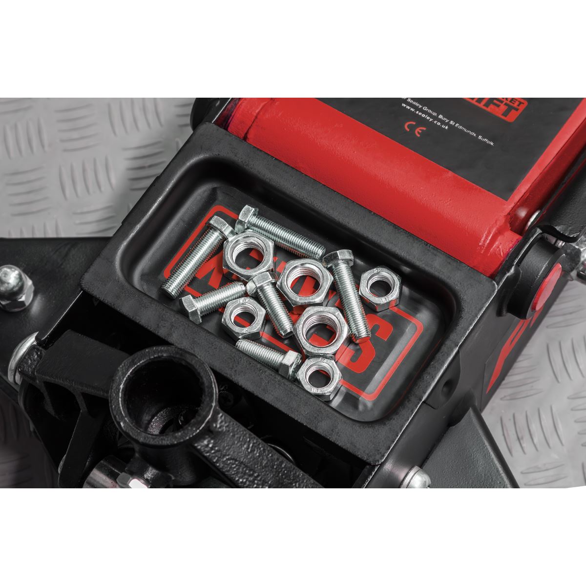 Sealey Trolley Jack 3 Tonne Low Profile Rocket Lift Red 3040AR