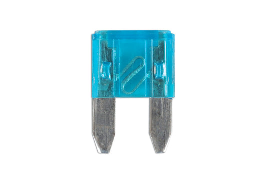 Connect Mini Blade Fuses 15A, Blue 25pc 30429