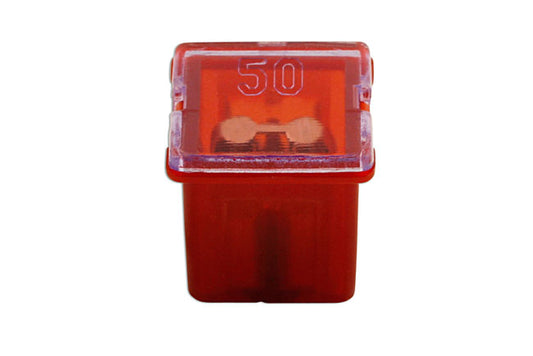 Connect J-Type Cartridge Low Profile Fuses 50A, Red 10pc 30486