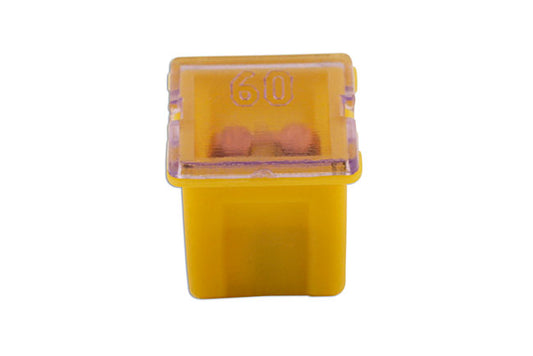 Connect J-Type Cartridge Low Profile Fuses 60A, Yellow 10pc 30487