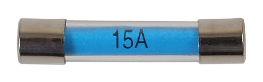Connect Glass Auto Fuses 15A 100pc 30497