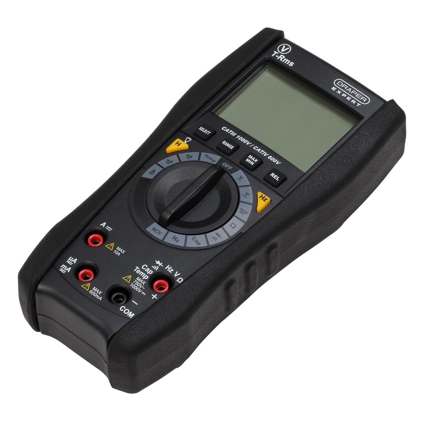 Draper Expert Digital Multimeter AC DC Voltage Current Tester LCD Backlit 30629