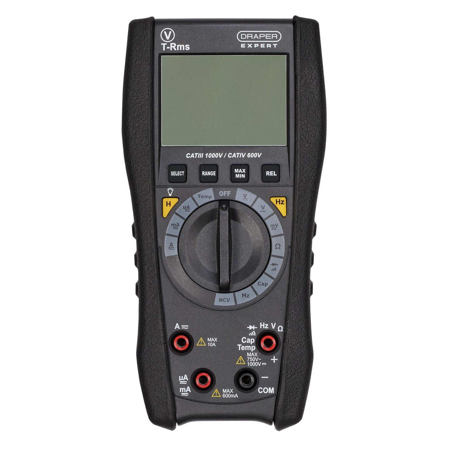 Draper Expert Digital Multimeter AC DC Voltage Current Tester LCD Backlit 30629