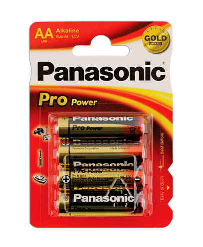 Connect Panasonic Pro Power AA Battery 4pc 30665