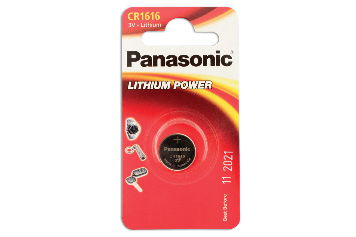 Connect Panasonic Coin Cell Battery CR1616 3V 1pc x 12 30659