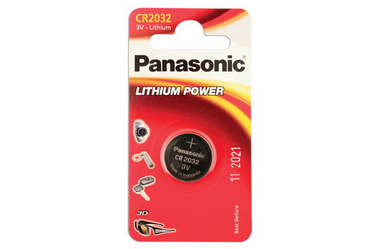 Connect Panasonic Coin Cell Battery CR2032 3V 1pc x 12 30663