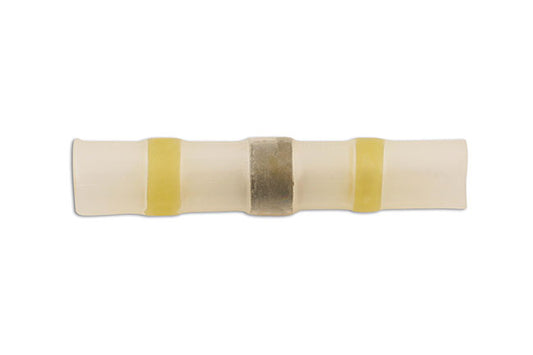 Connect 30689 Yellow Heat Shrink Mini Butt Connector - Pack 100