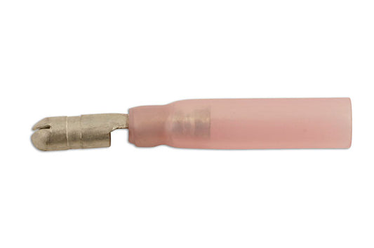 Connect Red Heat Shrink Male Bullet Terminal 25pc 30698