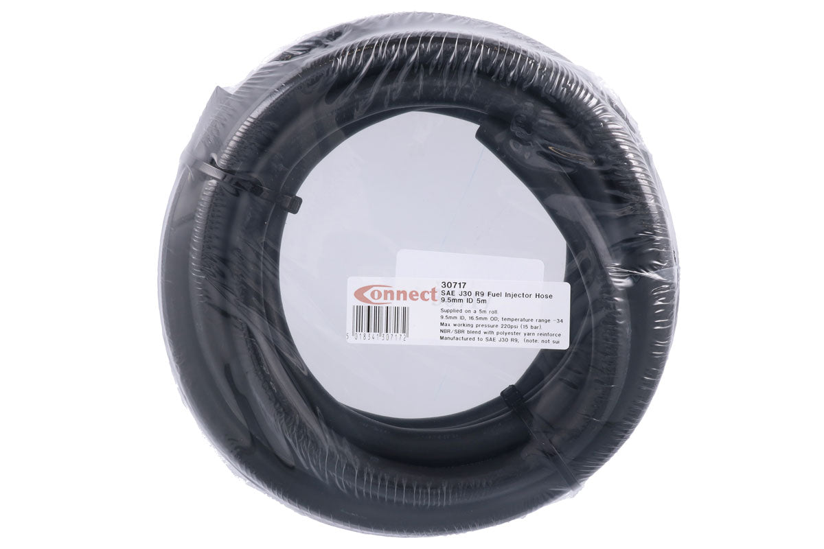 Connect SAE J30 R9 Fuel Hose 9.5mm ID 5m E5 & E10 Petrol And Non-Biodiesel 30717