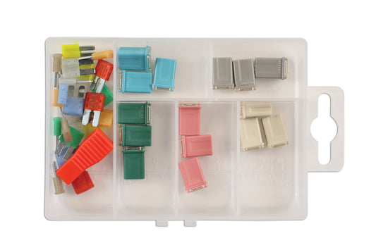 Connect Assorted M-Type & Micro 2 Blade Fuses 37pc 30722