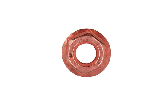 Connect Copper Flashed Nut Flanged M8 x 1.25 x 13mm Hex 5pc 30739