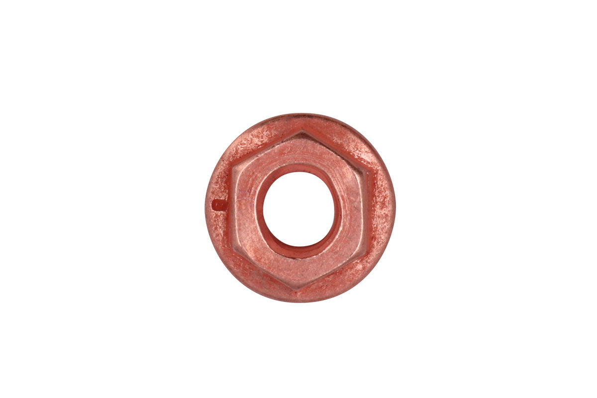 Connect Copper Flashed Nut Flanged & Self Locking M8 x 1.25 x 13mm Hex 5pc 30741