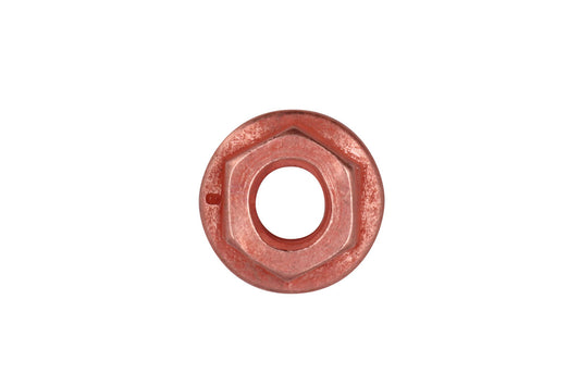 Connect Copper Flashed Nut Flanged & Self Locking M8 x 1.25 x 13mm Hex 5pc 30741