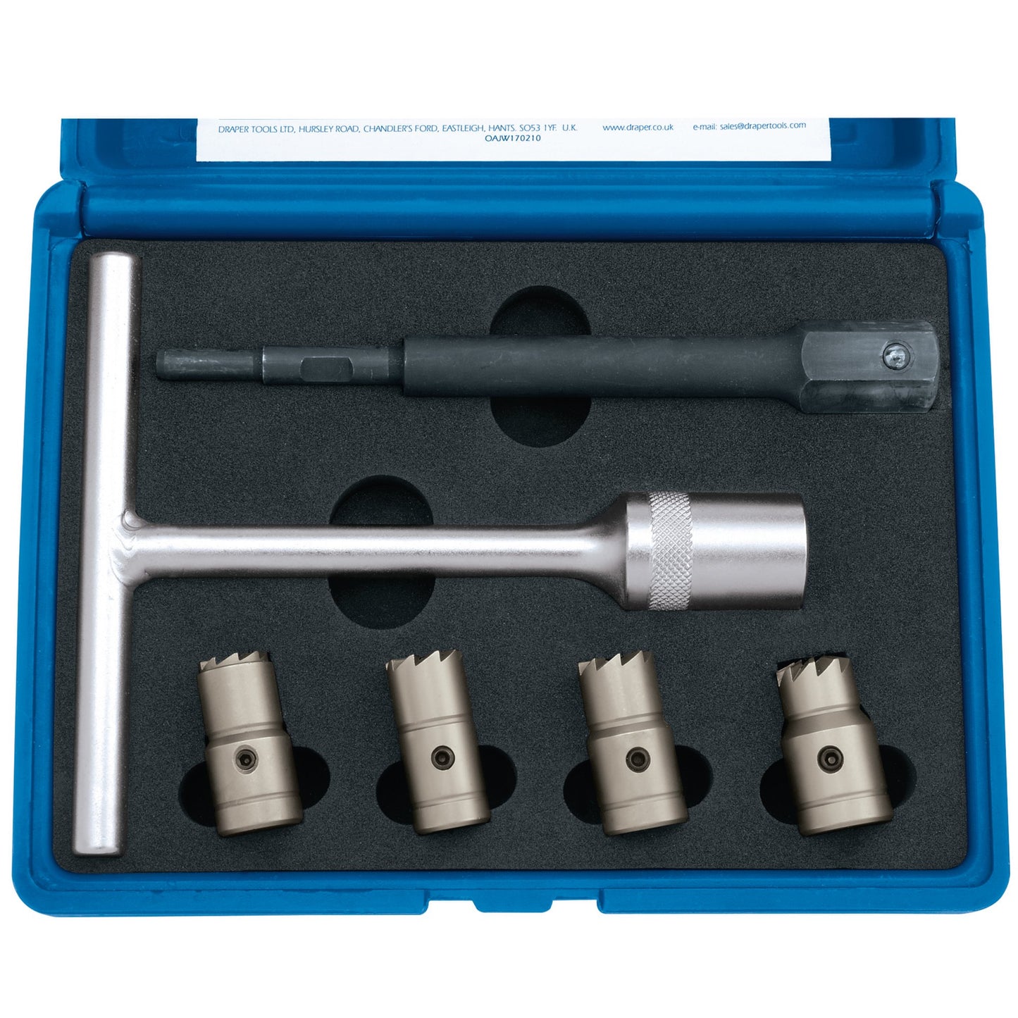 Draper Expert Diesel Injector Seat Cutter Set (6 Piece)