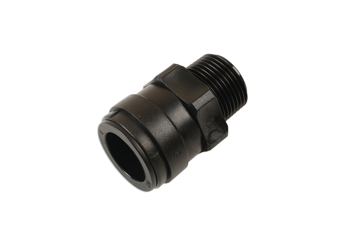 Connect Push-Fit Male Connector 22mm Tube OD to 3/4" BSPT 5pc 31006