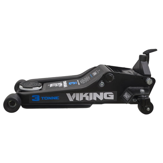 Sealey Viking 3 Tonne Low Profile Professional Trolley Jack with Rocket Lift 3100TB